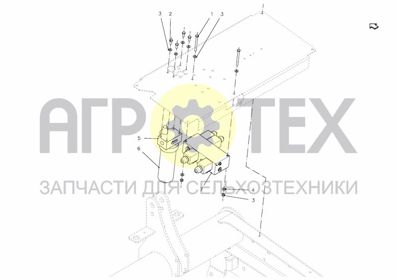 Чертеж HYDRAULIC CONTROL COMPUTER