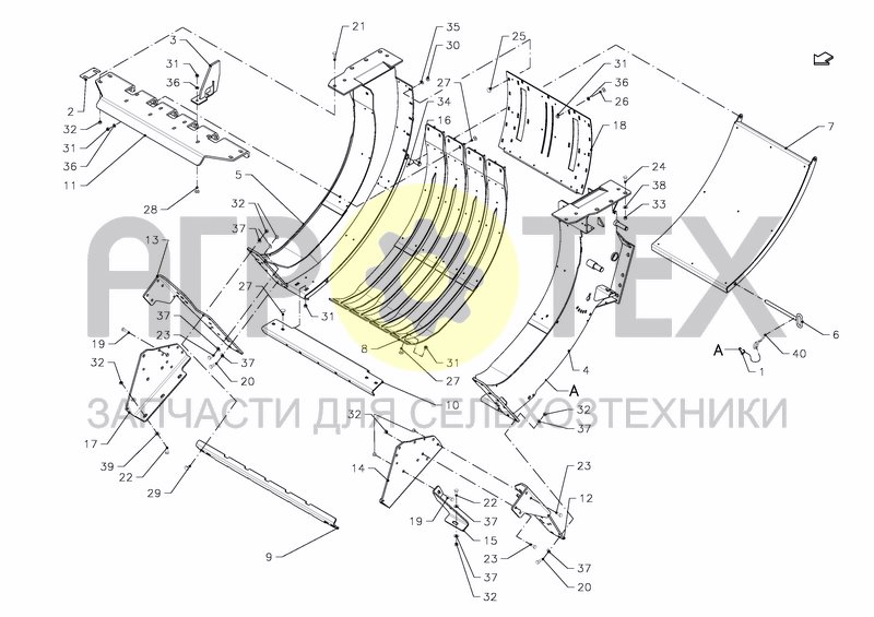 Чертеж FEED UNIT ASSY