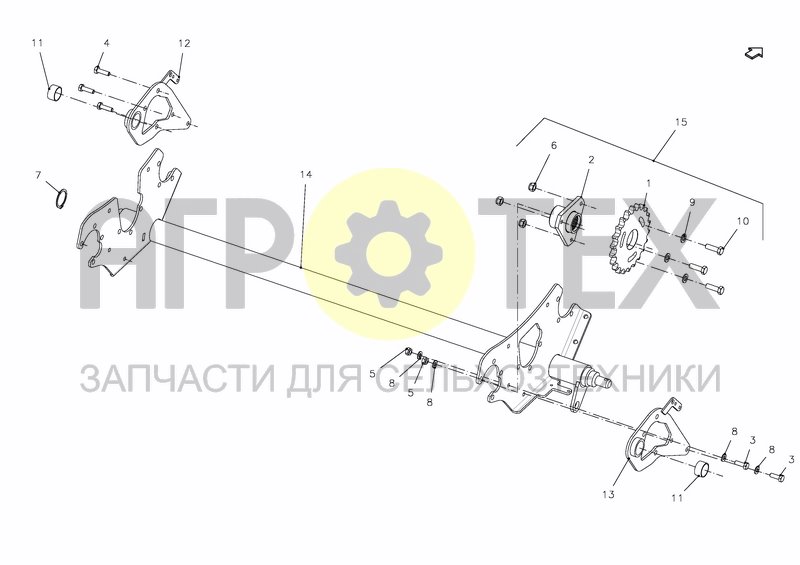 Чертеж CHASSIS, REAR