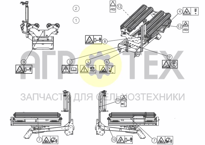 Чертеж DECAL SCHEME