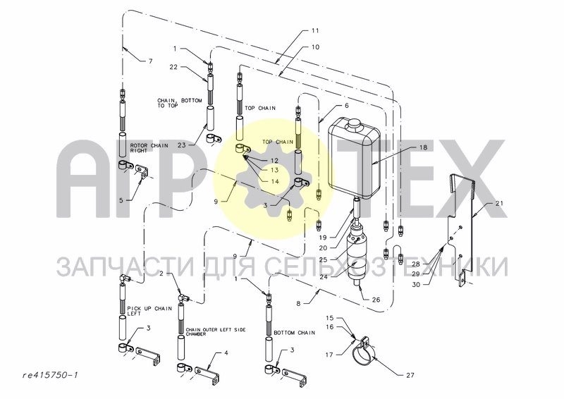 Чертеж LUBRICATION SYSTEM