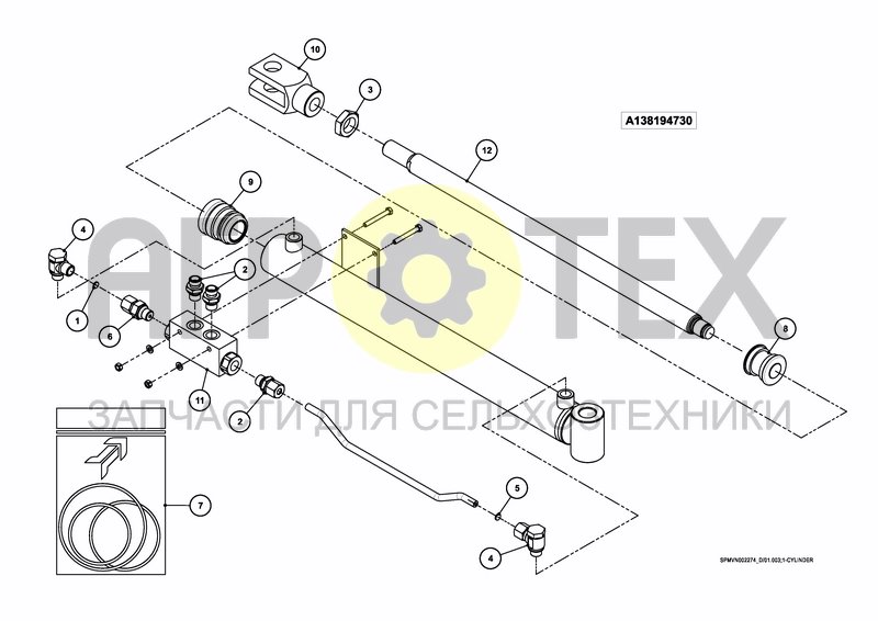 Чертеж SPRAYBOOM HSS 27---30m [2PF]