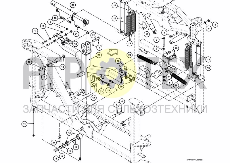 LIFTFRAME+MIDDLESECTION HSS 27---30m [2PF] (№7 на схеме)