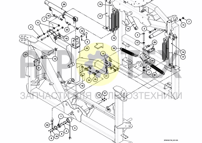 LIFTFRAME+MIDDLESECTION HSS 27---30m [2PF] (№9 на схеме)