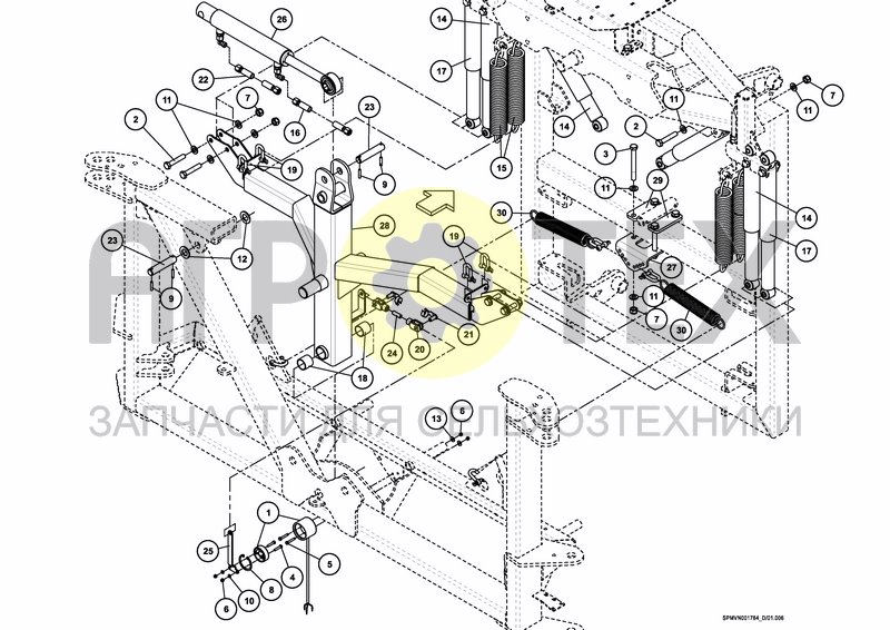 LIFTFRAME+MIDDLESECTION HSA 21---33m [2PF] (№9 на схеме)