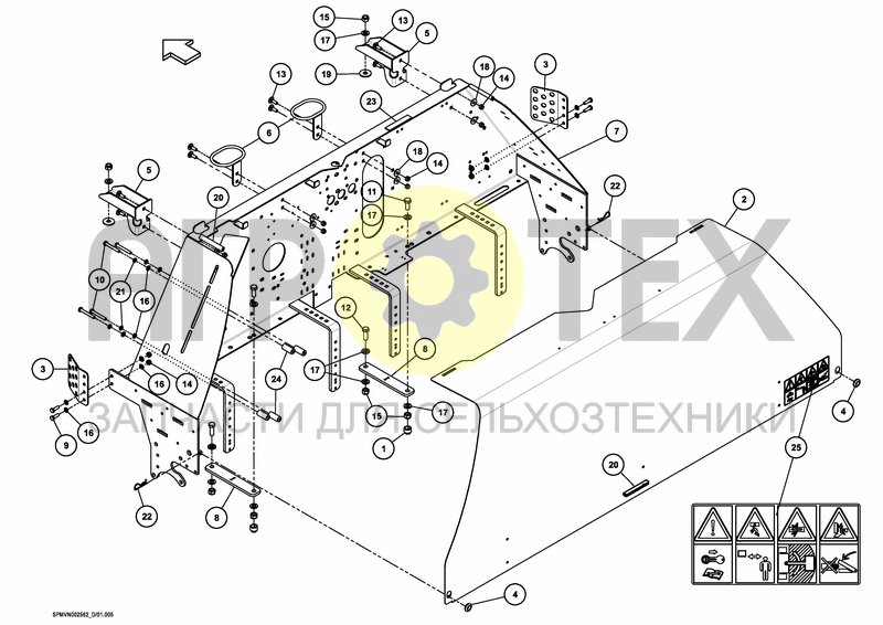 Чертеж CONTROL BOX Boom Guide