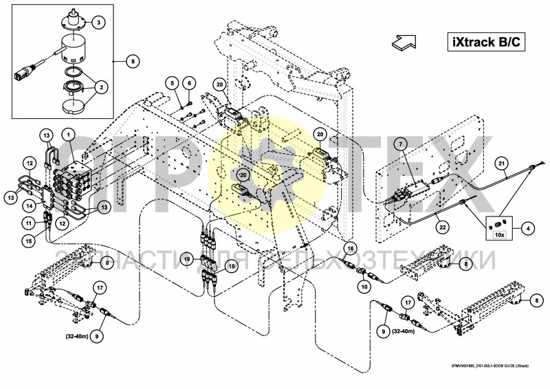 Чертеж BOOM GUIDE PROACTIVE iXtrack B/C