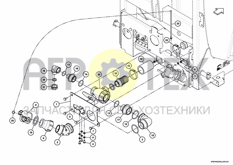 Чертеж VALVESET ELECTRIC VALVES