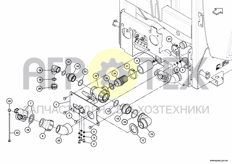 Чертеж VALVESET