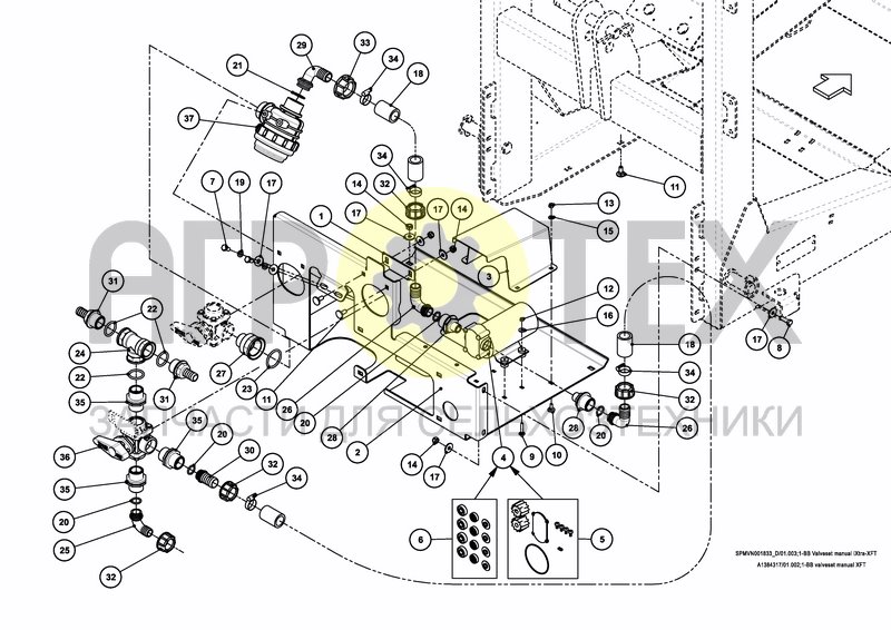 Чертеж VALVESET