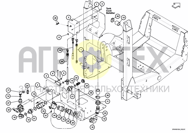 Чертеж VALVESET MANUAL VALVES