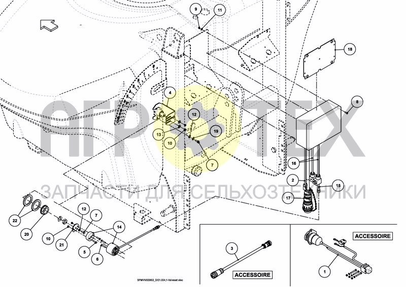 Чертеж VALVESET ELECTRIC VALVES