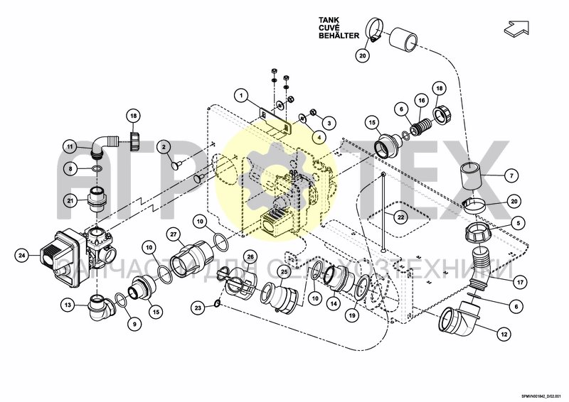 Чертеж VALVESET ELECTRIC VALVES