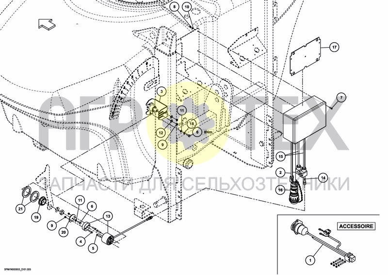 Чертеж VALVESET ELECTRIC VALVES