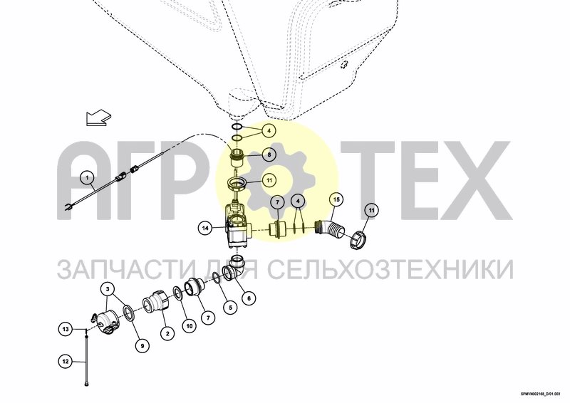 Чертеж ADAPTATIONS iXspray