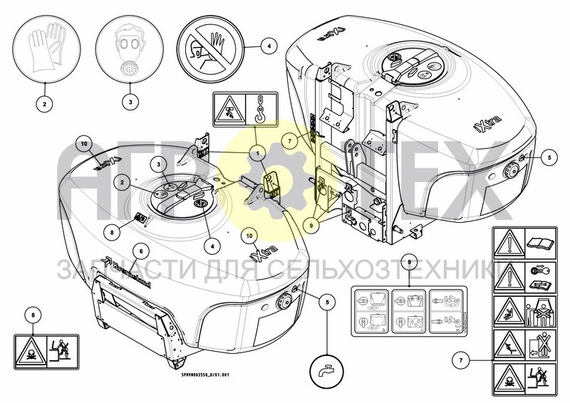 Чертеж DECAL SCHEME