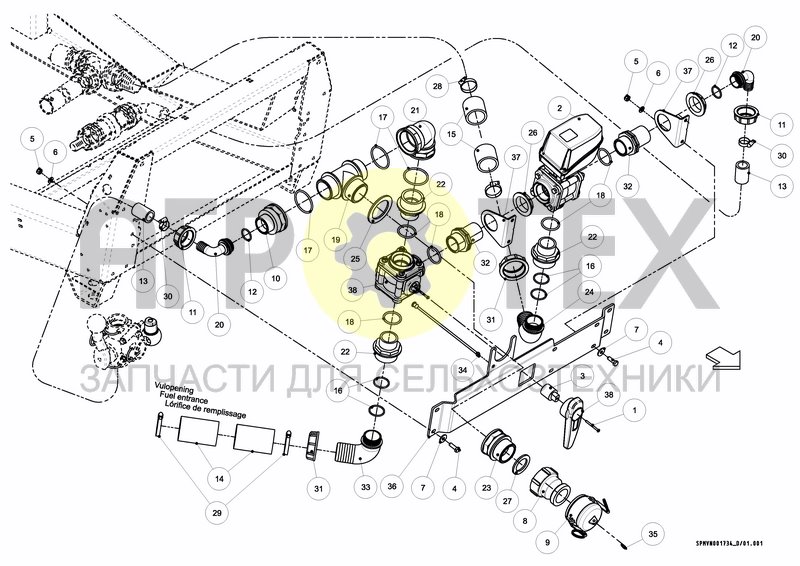 Чертеж VALVESET