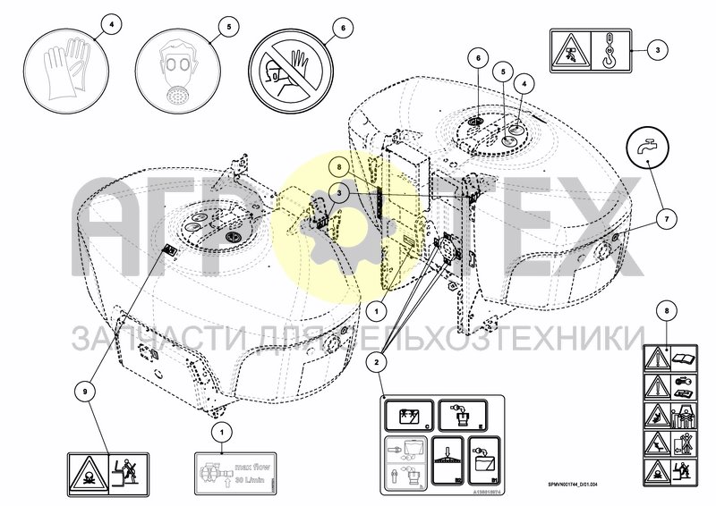 Чертеж DECAL SCHEME