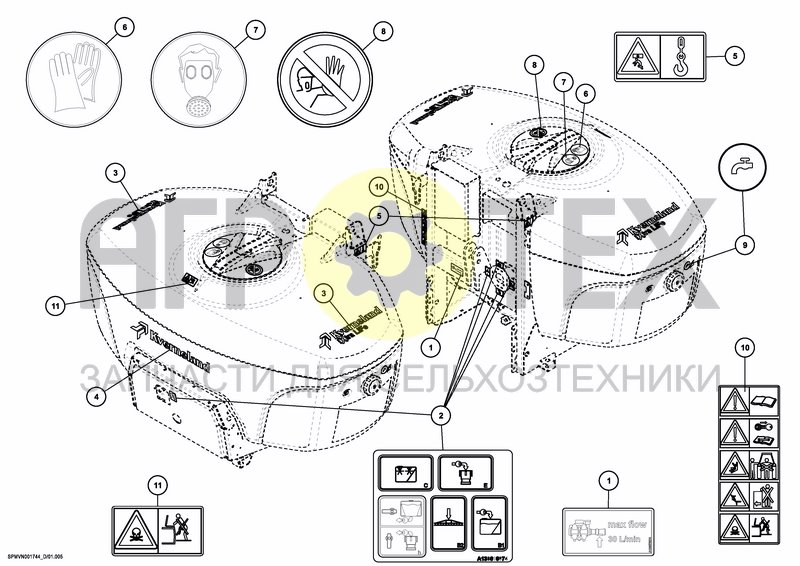 Чертеж DECAL SCHEME