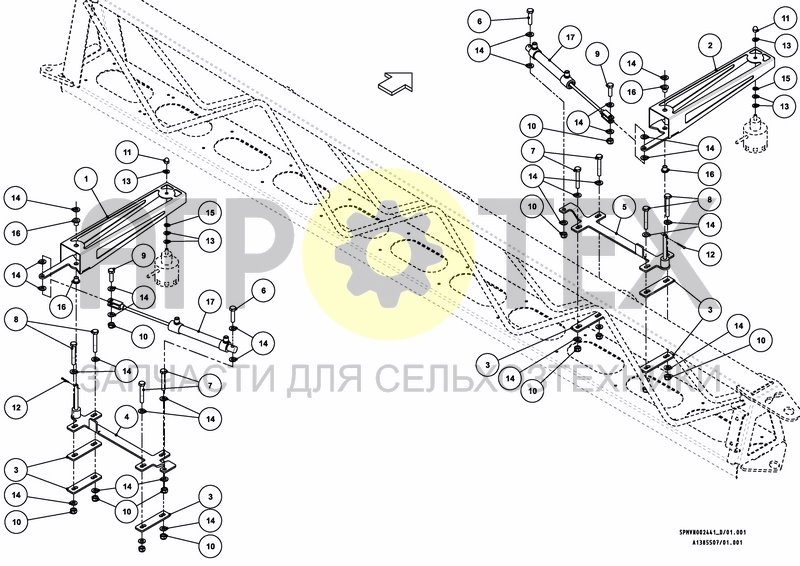 Чертеж BOOM GUIDE iXtrack T