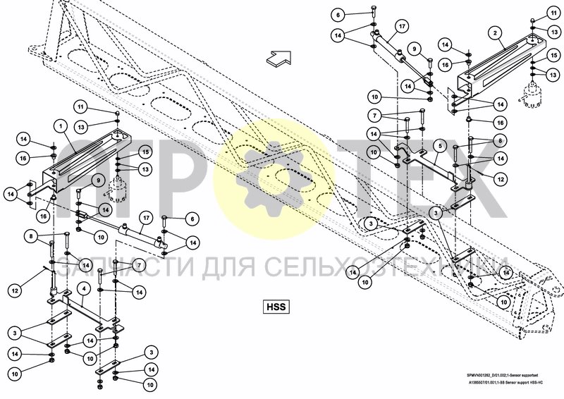 Чертеж BOOM GUIDE Ikarus S