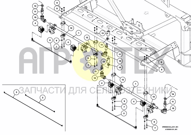 Чертеж SPRAYPARTS HC/HSS