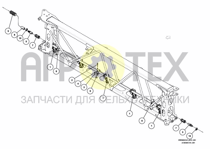 Чертеж SPRAYPARTS HC/HSS