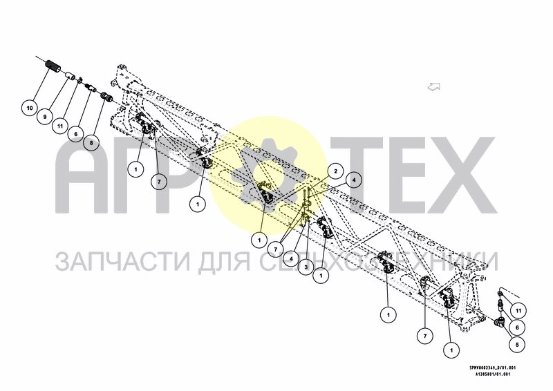 Чертеж SPRAYPARTS HC/HSS