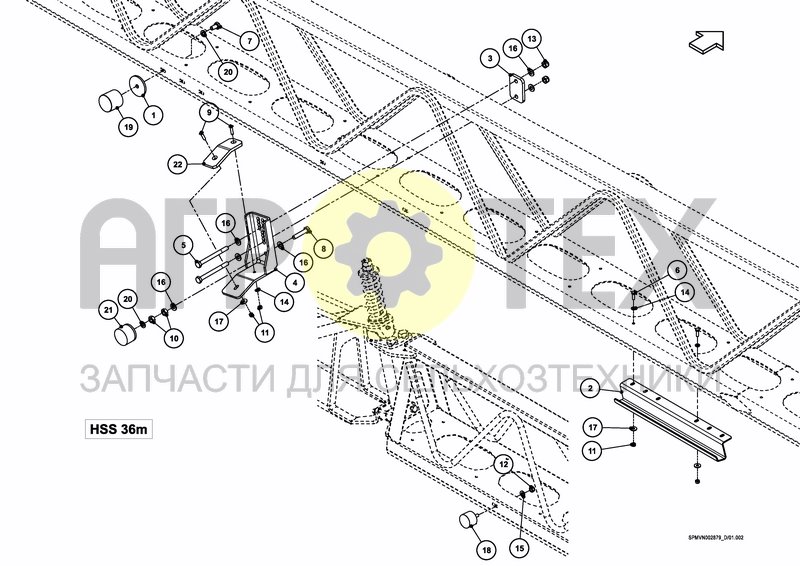 Чертеж SPRAYBOOM HSS 36m [3PF]