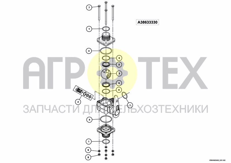 Чертеж VALVESET