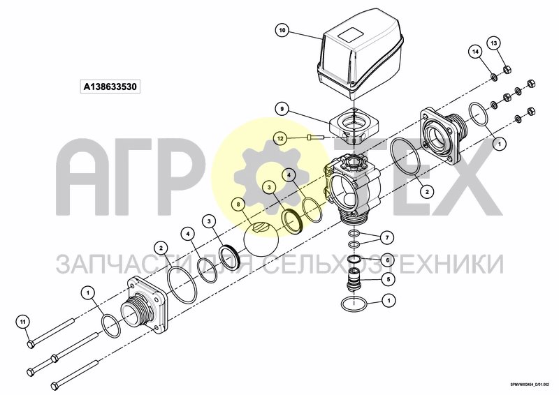 Чертеж VALVESET