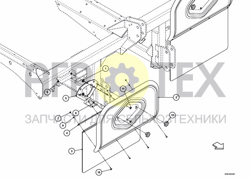 Чертеж MUD GUARDS