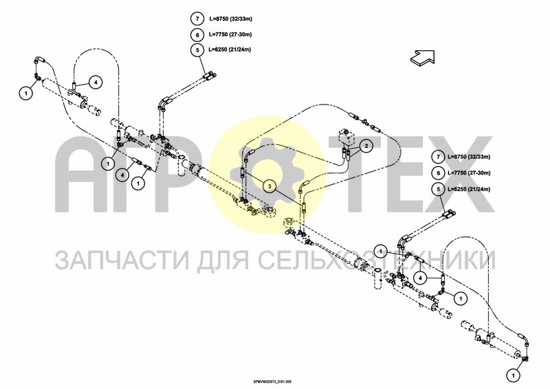 Чертеж HYDRAULICS 27---30m [2PF]