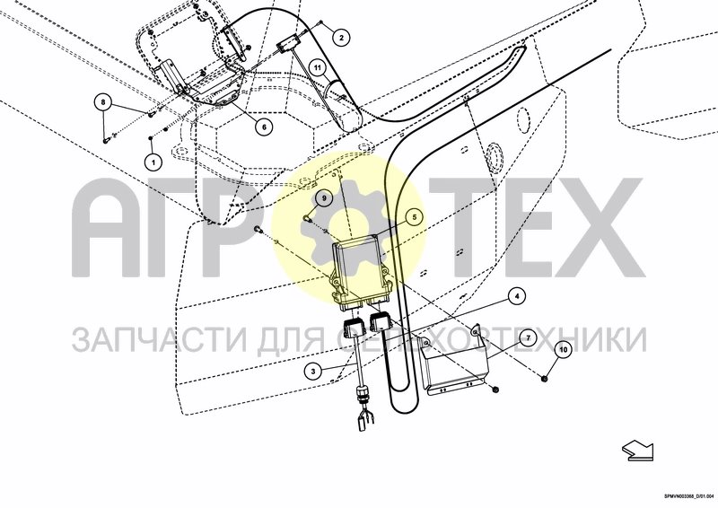 Чертеж HOPPER LEVELSENSOR