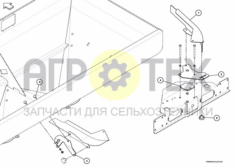 Чертеж BORDER SPREADING PLATE