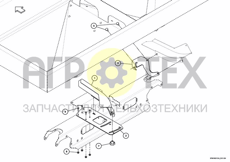 Чертеж BORDER SPREADING PLATE