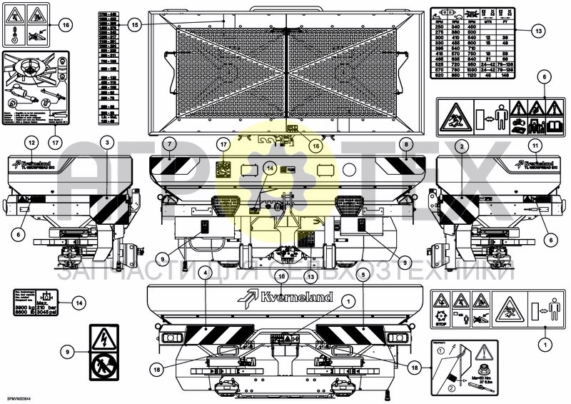 Чертеж DECAL SCHEMATIC ISO 1875 L / 53 BU