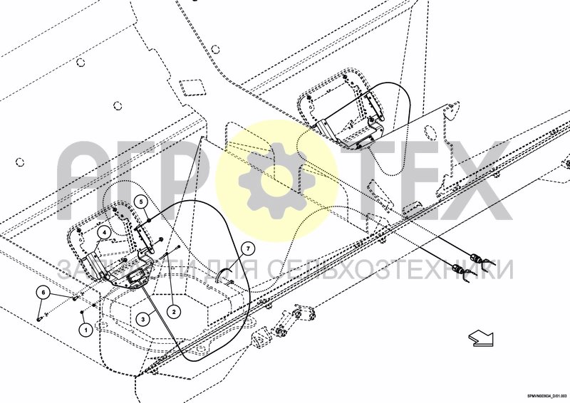 Чертеж HOPPER LEVELSENSOR