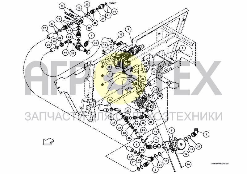 Чертеж VALVESET 2*250 L, CONNECTED iXclean Pro