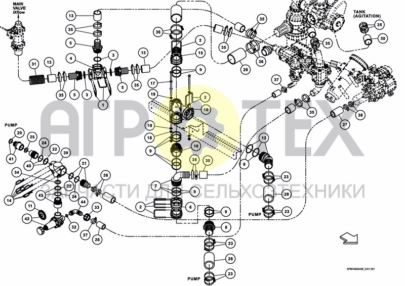 Чертеж VALVESET 2*250 L, CONNECTED iXclean Pro