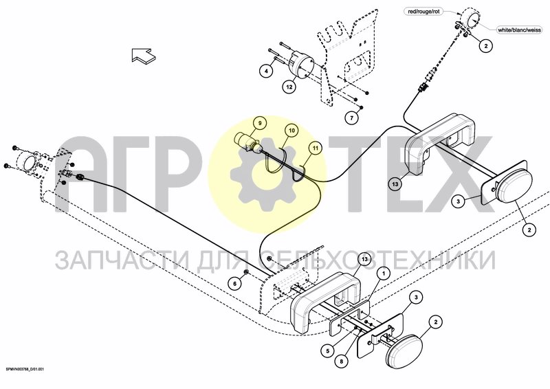 Чертеж LIGHTING FRONT