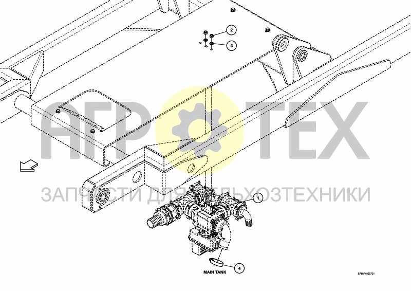 Чертеж IXFLOW+IXSPRAY MAIN VALVE