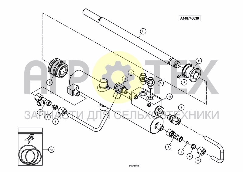 Чертеж SPRAYBOOM HSA 27---30m [2PF]