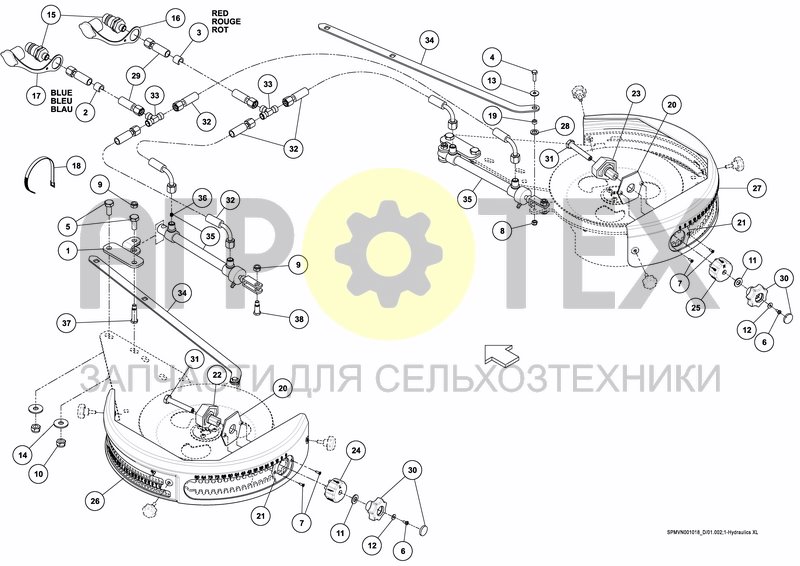 Чертеж CONTROL, HYDRAULIC