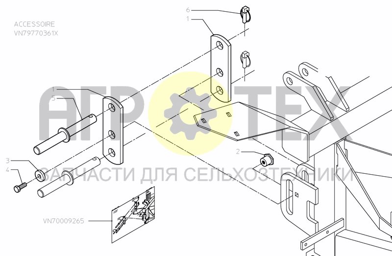 Чертеж LOWER LINKAGE