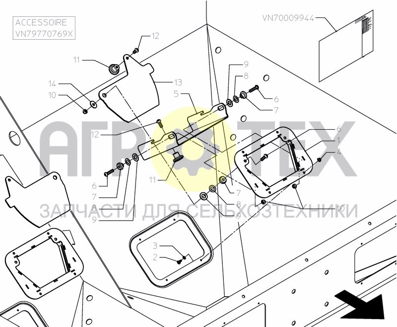 Чертеж HOPPER EMPTYING SET