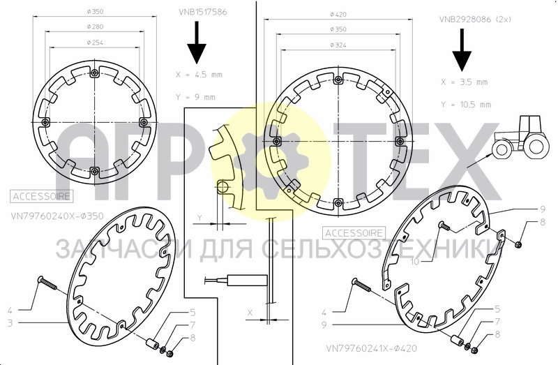 Чертеж WHEELRINGS