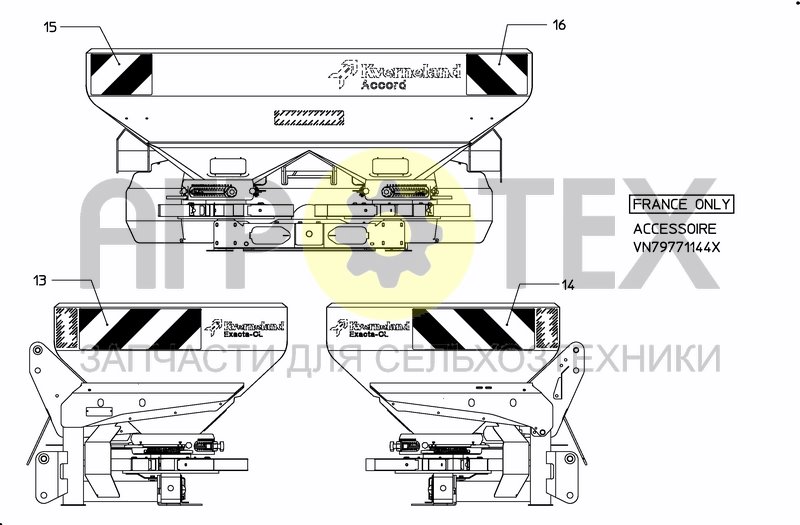 Чертеж DECAL SCHEMATIC FRANCE