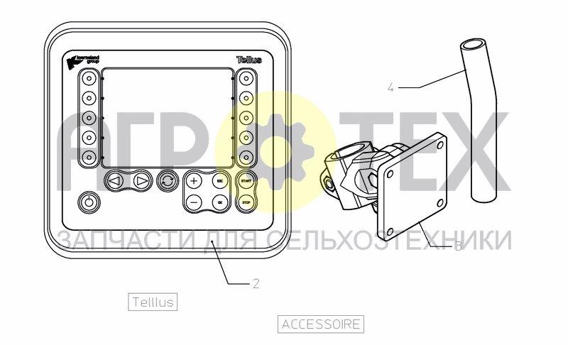 Чертеж CONTROL BOX TELLUS