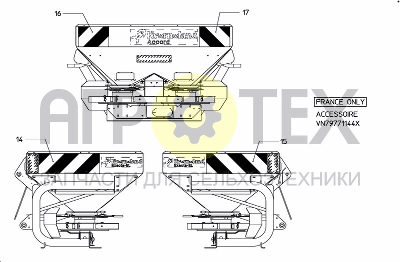 Чертеж DECAL SCHEMATIC FRANCE